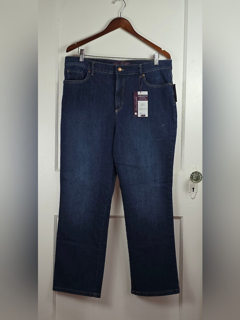 Gloria Vanderbilt Amanda Jeans Tapered Leg High Rise NEW w/Tag 16P